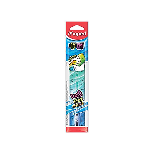 Maped Righello Cm. 15 Flessibile Twist & Flex Decorata