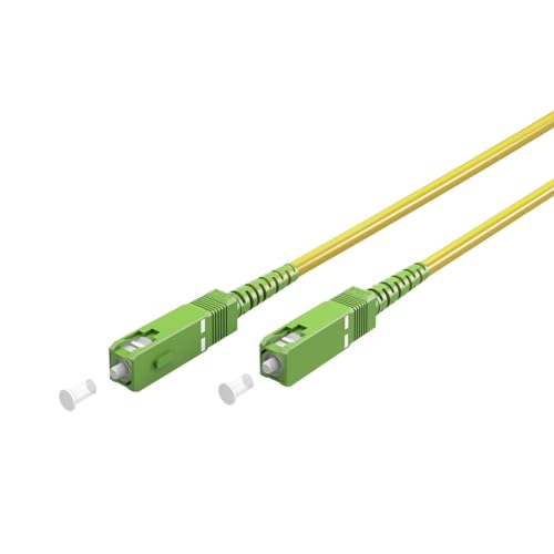 Cablepelado Cavo Fibra Ottica Per Router | Tubo Singolo Simplex | Ftth - 9/125 Os2 - Sc/Apc-Sc/Apc | Compatibile Con Orange, Movstar, Vodafone, Masmov