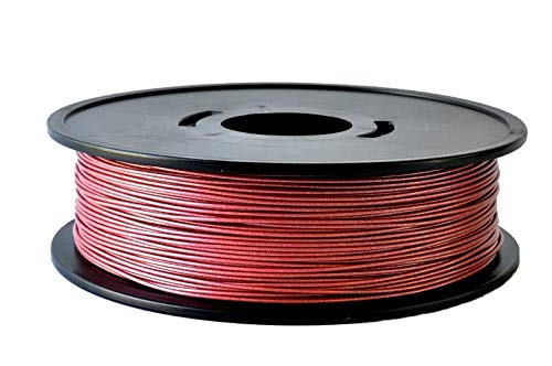 Arianeplast Pla Filament - Materiale Per Stampa 3D - 1.75Mm - 1Kg - Prodotto Di Qualità E Certificato - Produzione Francese - Rosso Metallico