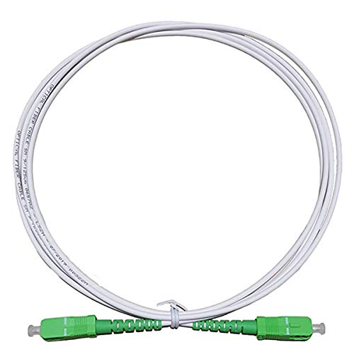 Lazy Sports Cavo In Fibra Ottica, Da Sc/Apc A Sc/Apc, Monomodale Simplex 9/125, Operatori: Movistar, Jazztel, Vodafone, Orange, Amena, Masmovil, Yoigo