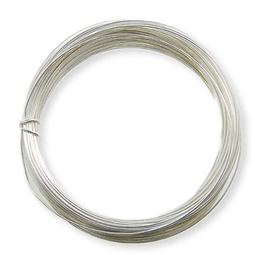 0,6 Mm (22 Gauge) X 10 M Filo Per Artigianato Placcato In Argento E Non Appannante Per Gioielli, Wire Wrapping, Scultura, Hobby, Modellismo A Filo