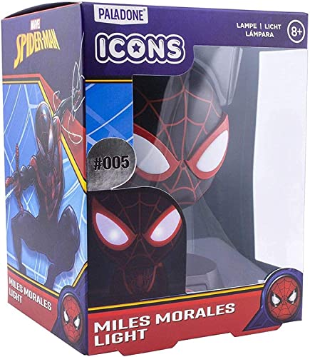 Paladone Miles Morales Icon Light Bdp Ambiance Lighting