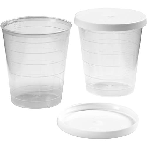 Mini-Becher Mit Deckel, 30 Ml