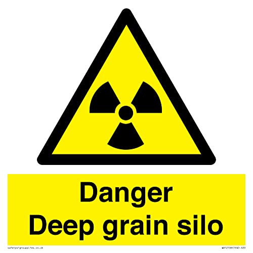 Danger Deep Grain Silo Segno - 200 X 200 Mm - S20