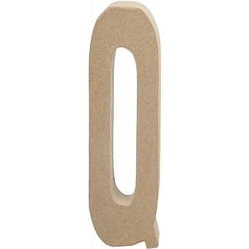 Creativ _P - Numero Di Cartapesta, 20 Cm, Beige, 1