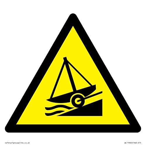 W044 Avvertenza: Cartello Slipway - 150 X 150 Mm - S15