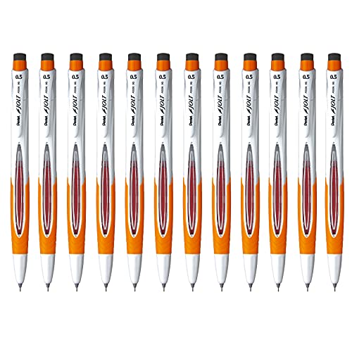 Pentel As305 Jolt Portamine, Arancio, 12 Pezzi