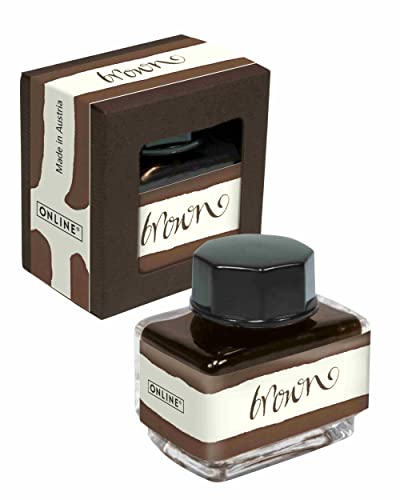 Online Flacone Di Inchiostro Marrone Da 15 Ml, Inchiostro Colorato Per Calligrafia, Calligrafia, Calligrafia, Calligrafia, Inchiostro Da Scrivere, Inc