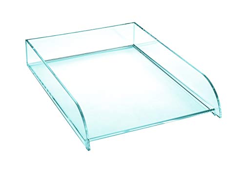 Osco Aslt-Gl Glass Look Acrylic Stacking Letter Tray,Glass Look (Slide & Stack)