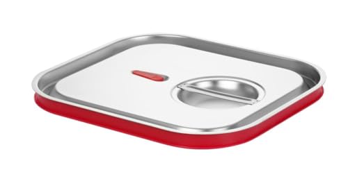 Hendi Coperchio Gastronorm, Per Contenitori Gn, Gn 2/3, Con Bordo In Silicone, Con Valvola Di Rilascio Del Vuoto, Chiusura Ermetica, Resistenza Termic