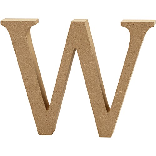 Lettera, H: 8 Cm, Spessore 1,5 Cm, Mdf, W, 1Pz