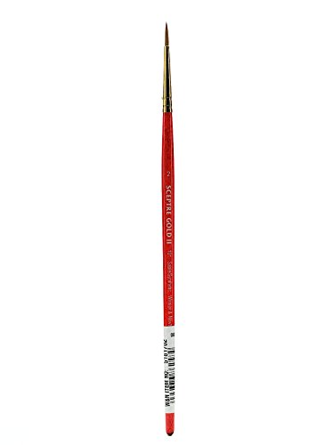 Winsor & Newton 5189704 - Pennello, Legno, Transparent, Rundpinsel, Kurzer Stiel - Nr. 2-1,8 Mm