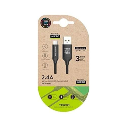 Cable Usb(A) A Micro Usb(B) Tech One Tech 1M Tec2001