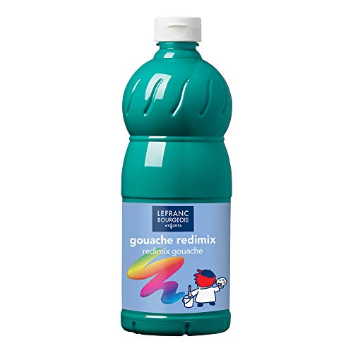 Lefranc Bourgeois 188280 - Guazzo, Verde (Smeraldo), 1 L, 1 Pezzo
