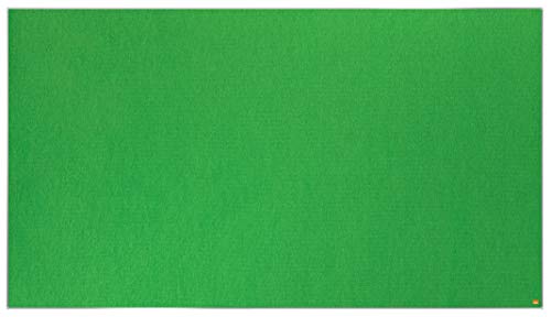 Nobo Pannello In Feltro Widescreen, 1880 X 1060 Mm, Cornice Sottile, Sistema Di Montaggio Invisamount, Gamma Impression Pro, Verde, 1915428