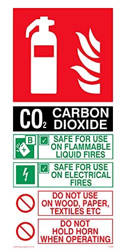 Confezione Da 5 – Estintore Contiene Istruzioni In Co2 – 100 X 200 Mm – P12
