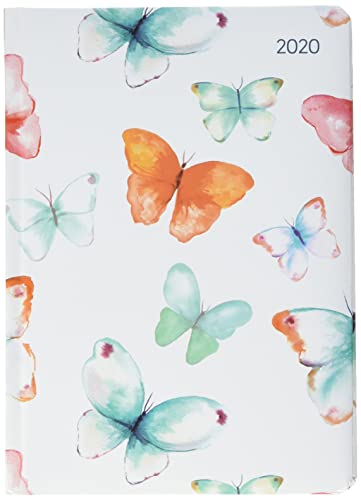 Agenda Settimanale 2020 Ladytimer Grande "Pastello Butterflies" 15X21 Cm