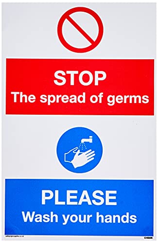 Viking Signs Stop Germs Please Wash Your Hands Sign – Vinyl/Sticker