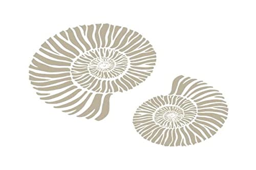 Todo-Stencil Mini Deco Sfondo 060 Lumache. Dimensioni Approssimative: Dimensioni Esterne 12 X 12 Cm, Dimensioni Del Motivo: 9 X 9 Cm.