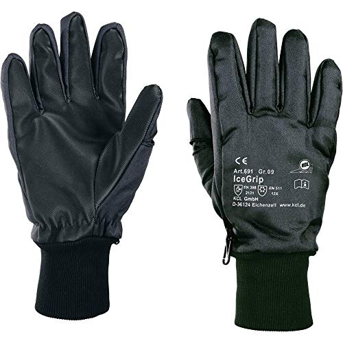 Kcl Icegrip 691 691-10 - Guanti Da Lavoro In Pvc, Misura 10, Xl En 388, En 511 Cat Iii 1 P