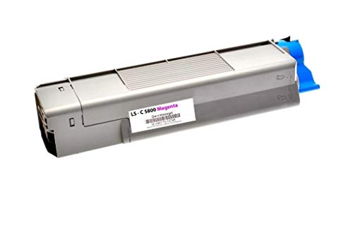 Toner C5800 Magenta Compatibile Per Oki C5550 C5800 C5900 43324422 5.000 Pagine