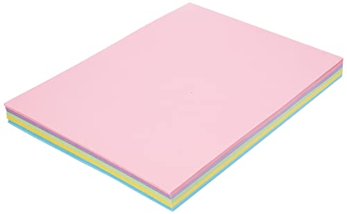 House Of Card & Paper, Gsm Card_P Assorted Pastel Colours (Pack Of 100 Sheets)