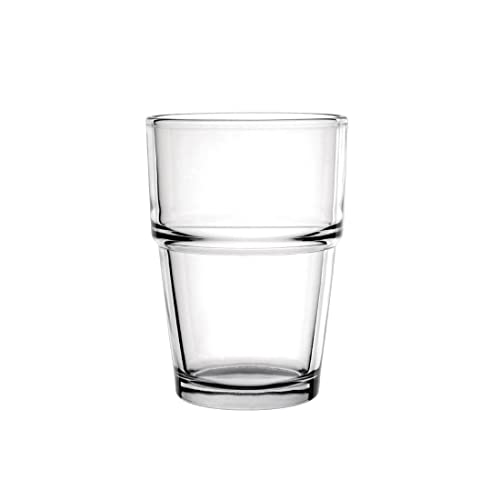 Olympia Gm580 Toughened Stacking Tumbler, 200 Ml, 12 Pcs