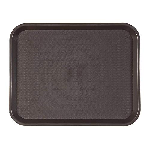 Garcia De Pou Brown Fast Food Tray, Polipropilene, Cioccolato, 35.5 X 45.3 X 30 Cm