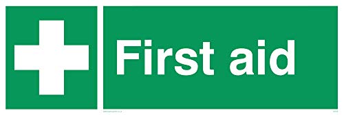 Viking Segni Sx459-L62 – 3 M "First Aid Sign, 3 Mm, In Plastica, 200 Mm Altezza X 600 Mm Larghezza