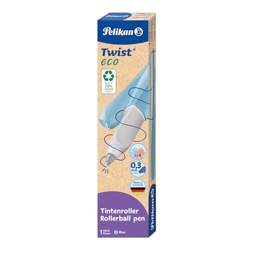 Pelikan Twist® Eco - Penna Roller Per Destrimani E Mancini, Colore: Blu