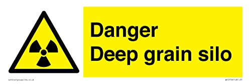 Danger Deep Grain Silo Sign - 300 X 100 Mm, L31