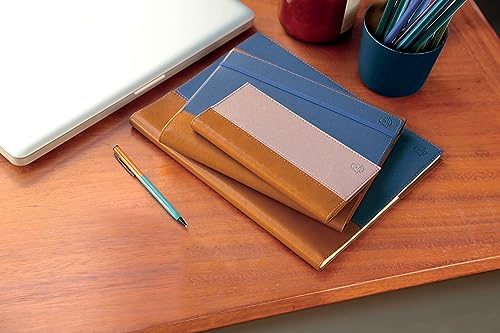 Exacompta - 1707422E - Agenda Settimanale Tascabile Spazio 17S A Spirale Denim - 9 X 17,5 Cm - Gennaio - Dicembre 2024 - Colore Blu Navy
