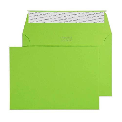 Design Range 107 - Buste Per Spedizione, Formato C6, 120 G/M², Chiusura Adesiva, 550 Pezzi, Colore: Verde Brillante