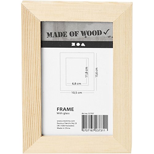Creativ - Cornice In Legno Con Vetro 10,5 X 16 Cm