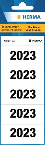 Herma Anni Prodotti Per Ufficio, Carta, 2023, 60 X 26 Mm, 100 Unità