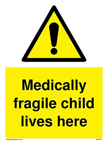 Medically Fragile Child Lives Here Segno – Vinile/Sticker
