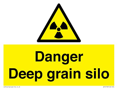 Danger Deep Grain Silo Segno - 200 X 150 Mm - A5L