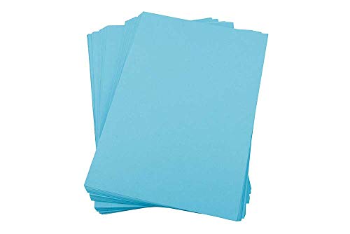 House Of Card & Paper - Cartoncino Colorato In Formato A4, 220 Grammi/M² – Blu (Confezione Da 100 Fogli)