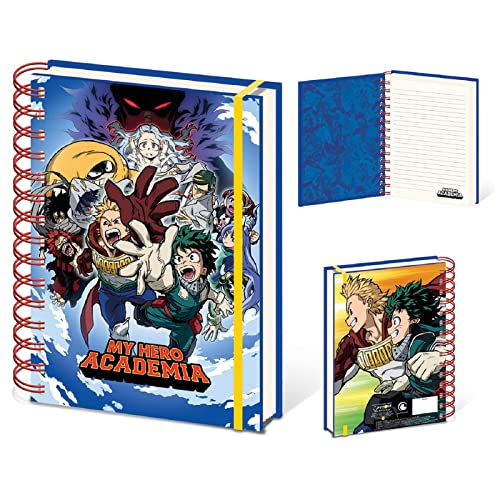 Pyramid International My Hero Academia - Taccuino Con Rilegatura A Spirale, Formato A5, Blocco Note E Taccuini, Formato A5, Prodotto Ufficiale My Hero