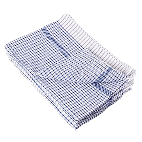 Nextday Catering Cc596 Wonderdry Strofinacci, 95% Cotone E 5% Poliestere, Colore: Blu (Confezione Da 10)