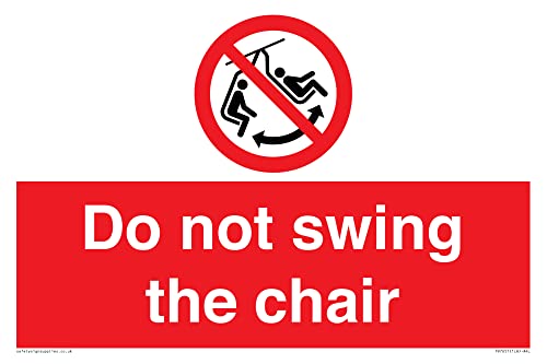 Targa Do Not Swing The Chair - 300 X 200 Mm - A4L