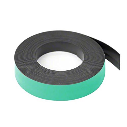 First4Magnets Green 25Mm Wide X 0.76Mm Thick Magnetic Gridding Tape (5 Metre Length)
