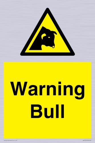Segnale Di Avvertimento Bull – 200 X 300 Mm – A4P