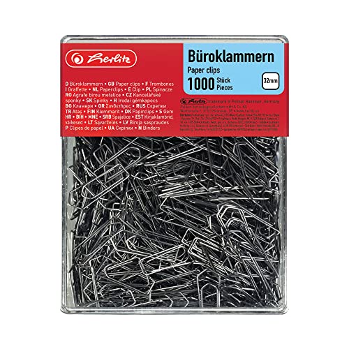 Büroklamm.32Mm 1.000 Box Verz