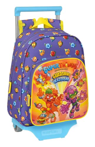Safta Moch 524+Carrello 705 Superthings Guardians Of Kazoom, Multicolore, Estándar