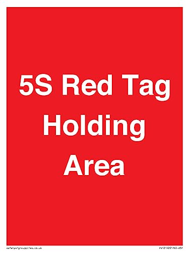 5S Red Tag Holding Area Sign – 150 X 200 Mm – A5P