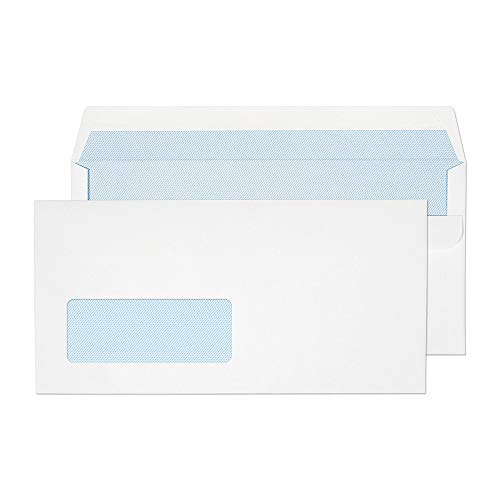 Blake Purely Everyday Dl 13884/50 Pr, Buste A Portafoglio Autosigillanti, 110 X 220 Mm, Confezione Da 50 Pezzi, Colore: Bianco