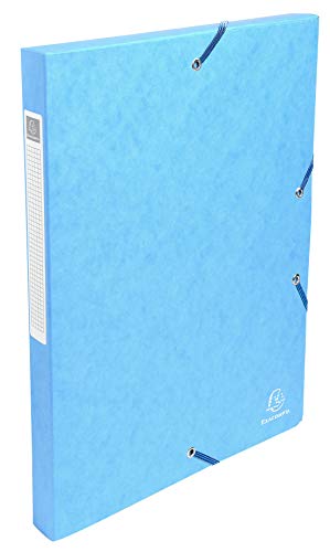 Boite De Classement Exabox En Carte Lustree Nature Future - Dos De 25Mm - 24X32Cm Pour A4