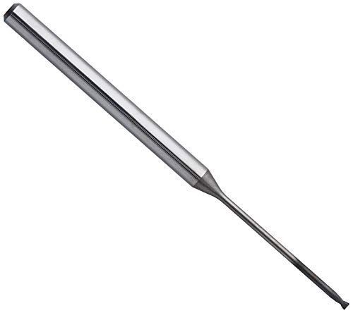 Karnasch 306544010001020 Hsc - Microfresa In Metallo Duro Con Manico Radio Angolare Ricoperto Di Diamante < 25 × D Profondità Di Taglio, 1,0 Mm Diamet