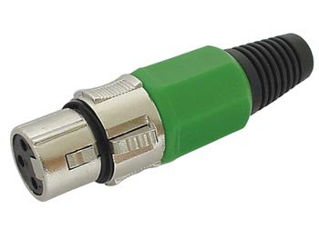 Audio Connectors 609248, Presa Xlr 3 Poli, Verde